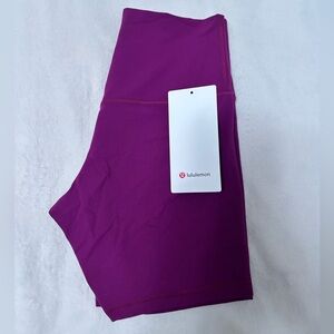 lululemon Align High-Rise Short 6” Chilled Grape Size 6